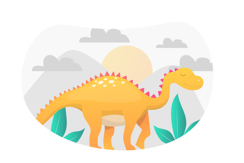 dinosaur-flat-illustration