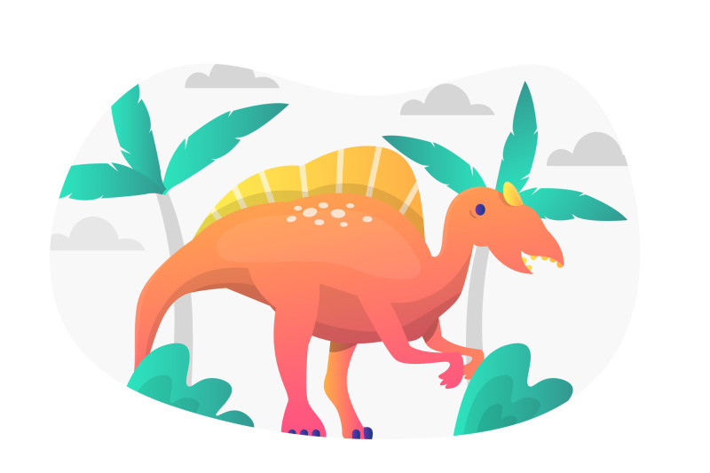 spinosaurus-flat-illustration