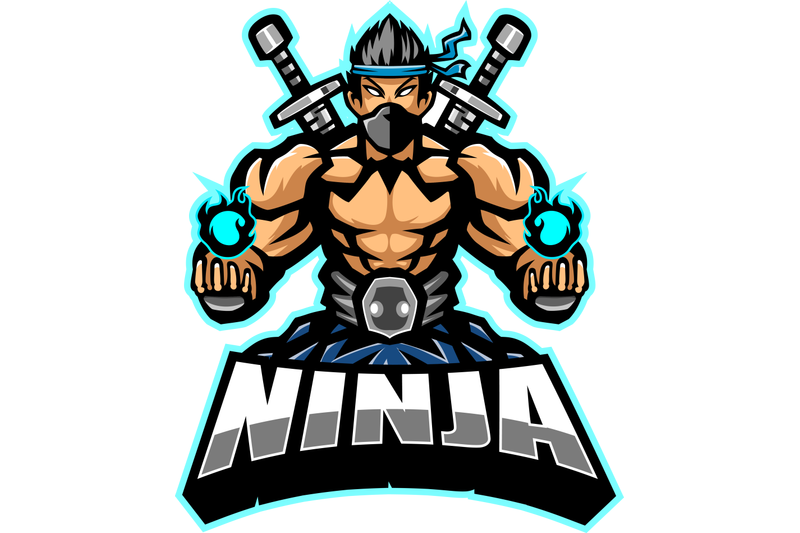 ninja-esport-mascot-logo