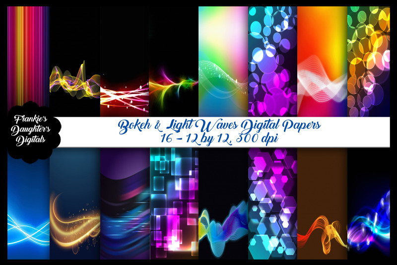 bokeh-and-light-waves-digital-papers