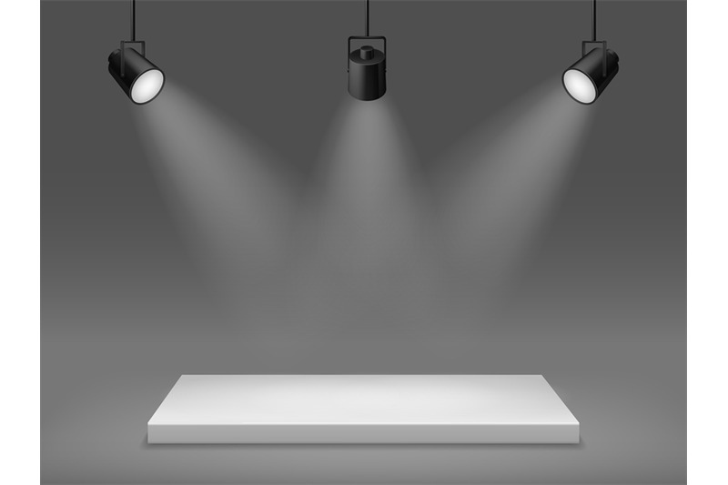 podium-with-spotlights-illuminated-empty-pedestal-3d-platform-for-sh