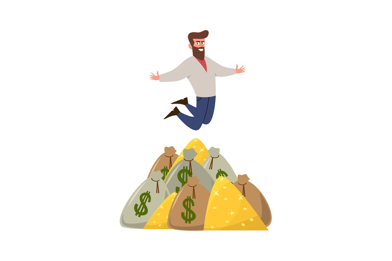 rich-banker-isolated-happy-man-on-finance-money-stack-vector-flat-ima