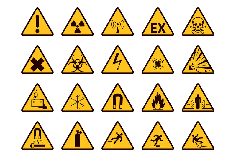 warning-signs-yellow-triangle-alerts-symbols-attention-chemical-fla