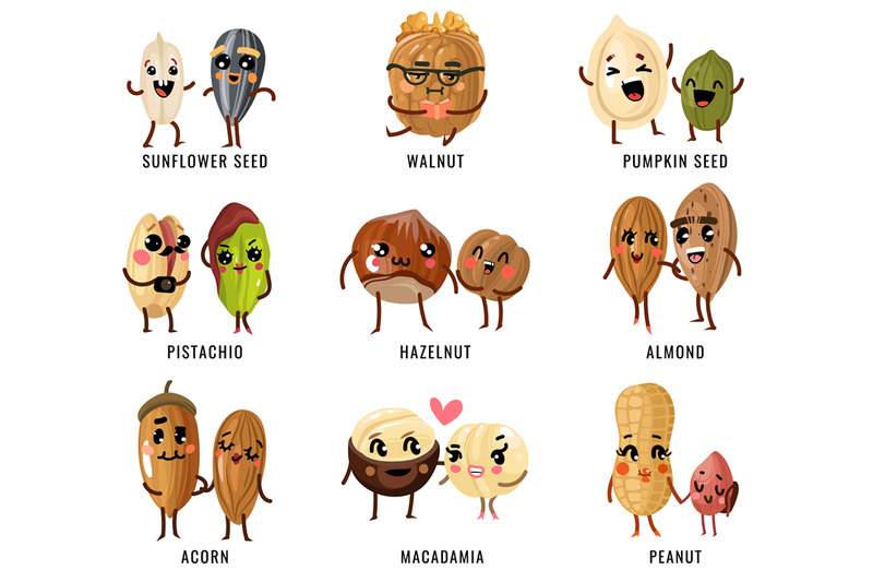 cartoon-nuts-smiling-funny-characters-with-faces-nut-pecan-and-almond