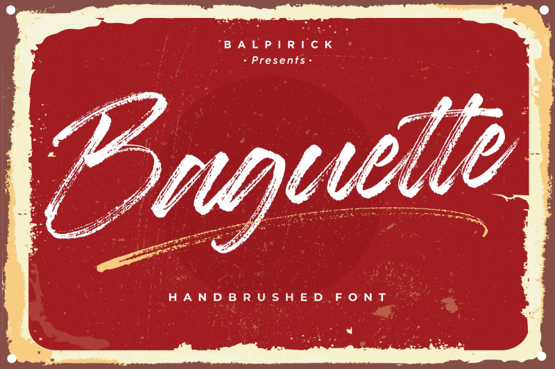 baguette-natural-handbrushed-font