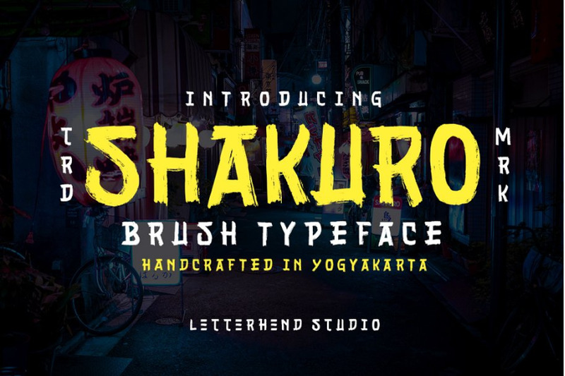 shakuro-brush-typeface