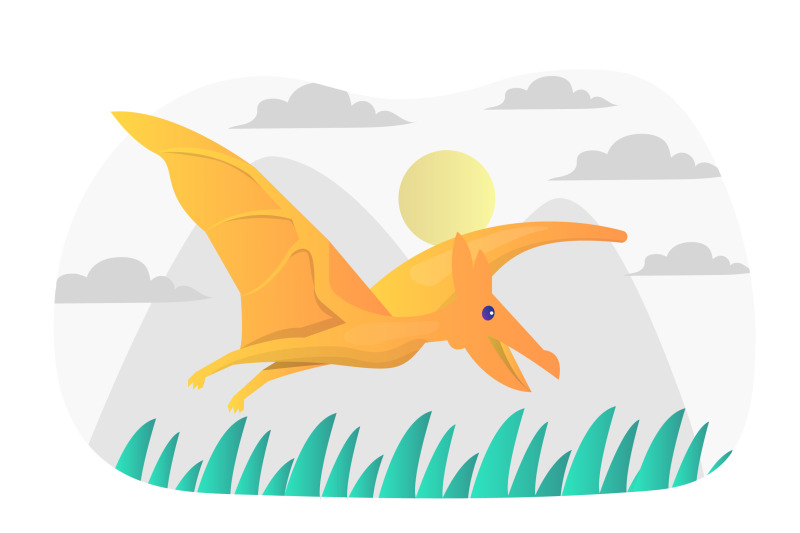 pterodactyl-flat-illustration