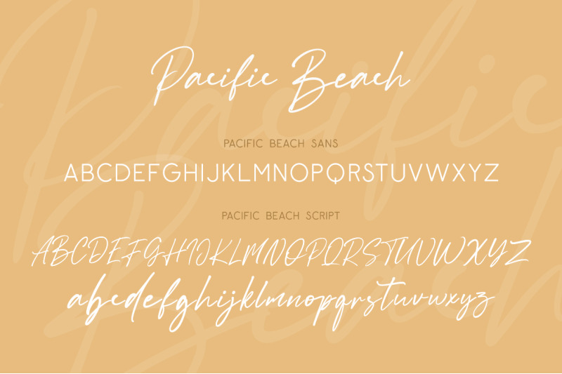 pacific-beach-font-duo-modern-fonts-sans-fonts-script-fonts