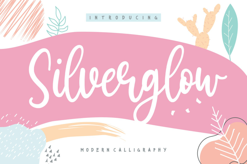 silverglow-playful-modern-calligraphy-font