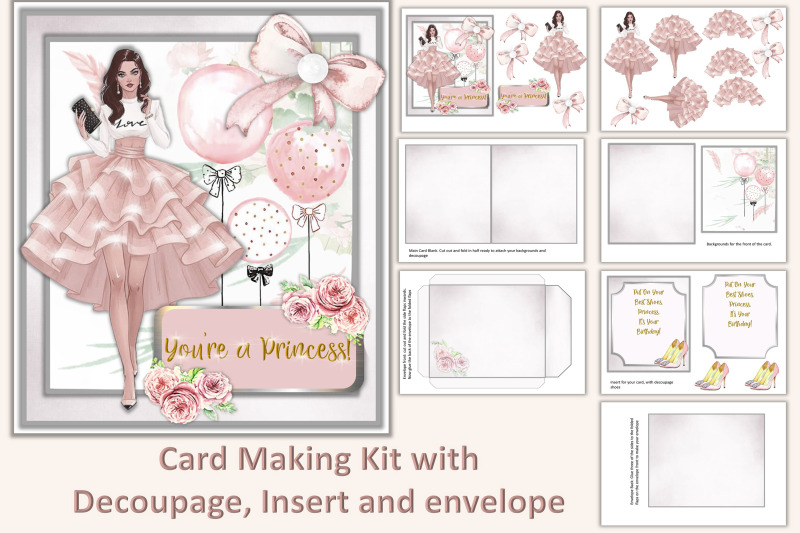 princess-birthday-card-making-kit