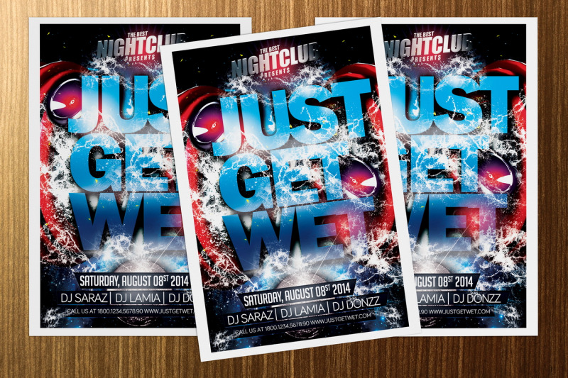 just-get-wet-party-flyer