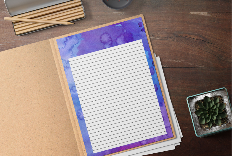 blue-watercolor-printable-stationery-lined-digital-note-paper