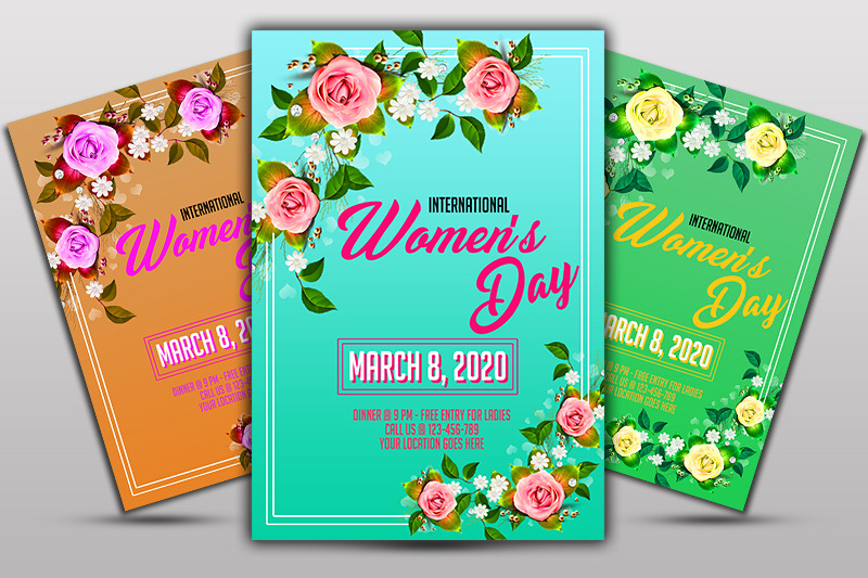 women-day-flyer-template