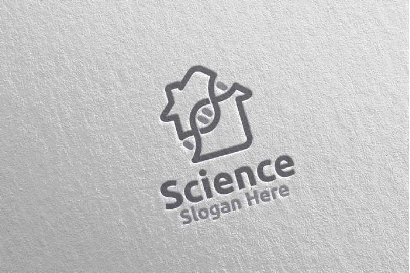 chemical-science-and-research-lab-logo-design-87