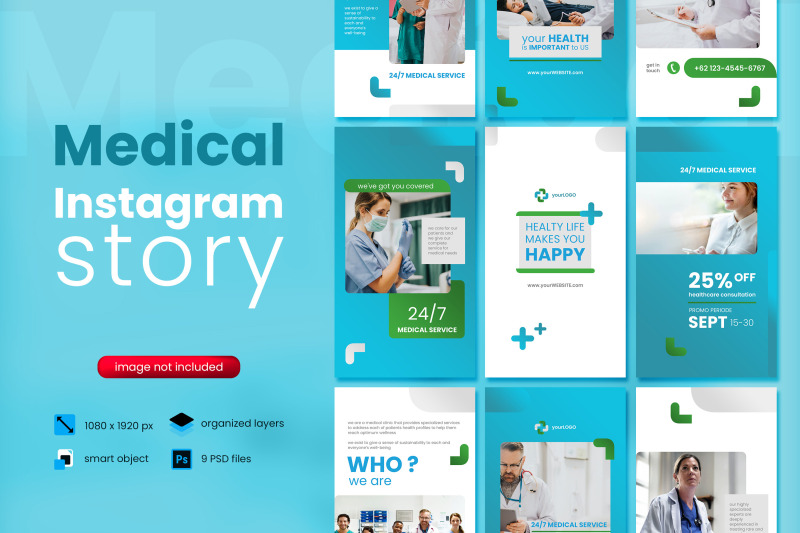 medical-social-media-story-template-with-blue-color-theme