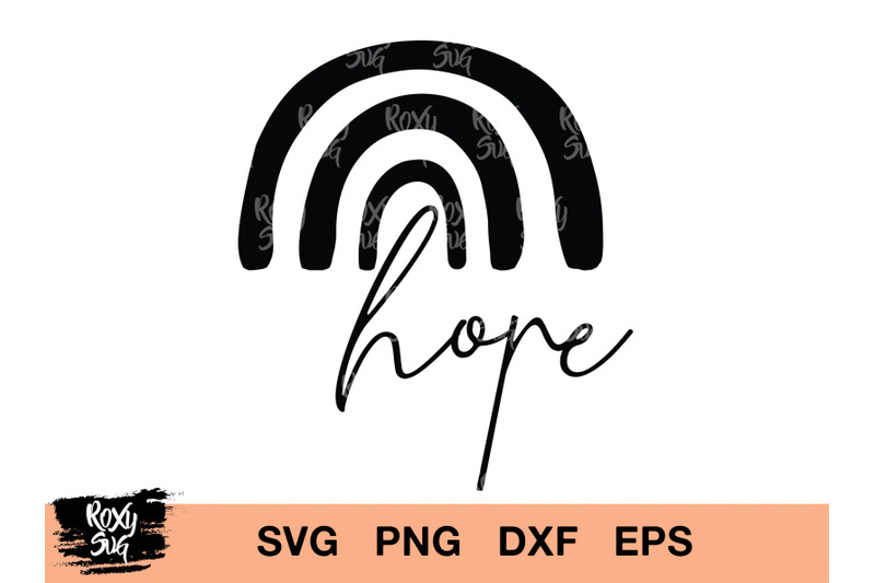 hope-rainbow-svg-file-hope-svg-hope-clipart-hope-hand-lettered-svg