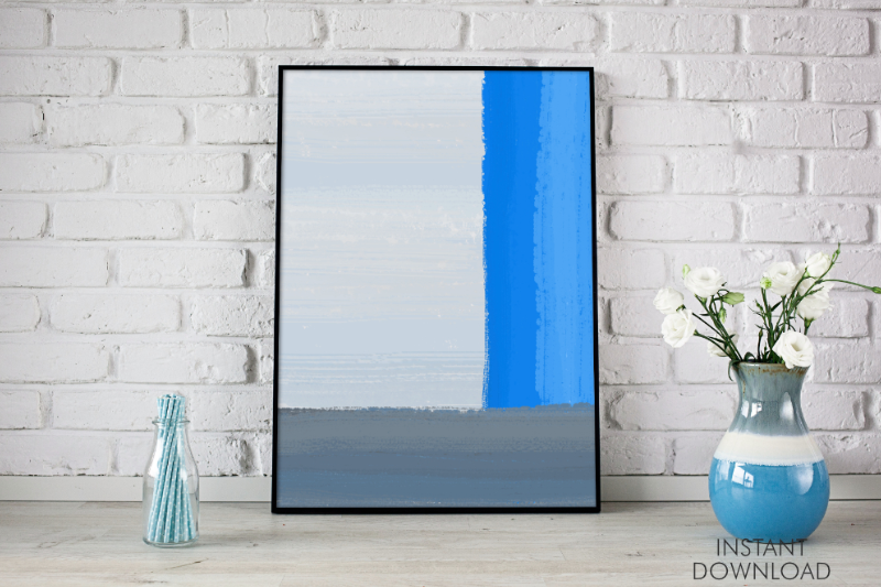 abstract-blue-lines-printable-wall-art
