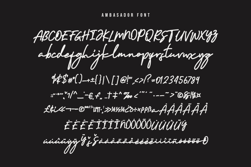 ambasador-signature-font