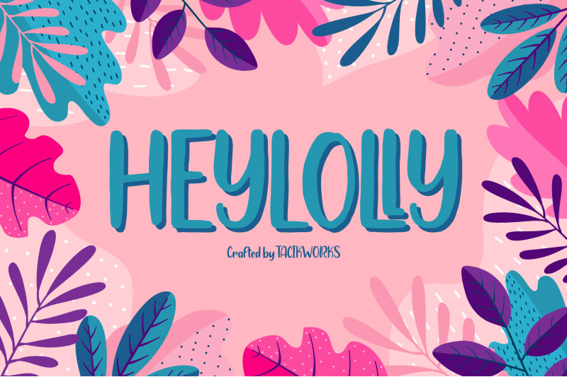 heylolly-crafty-font