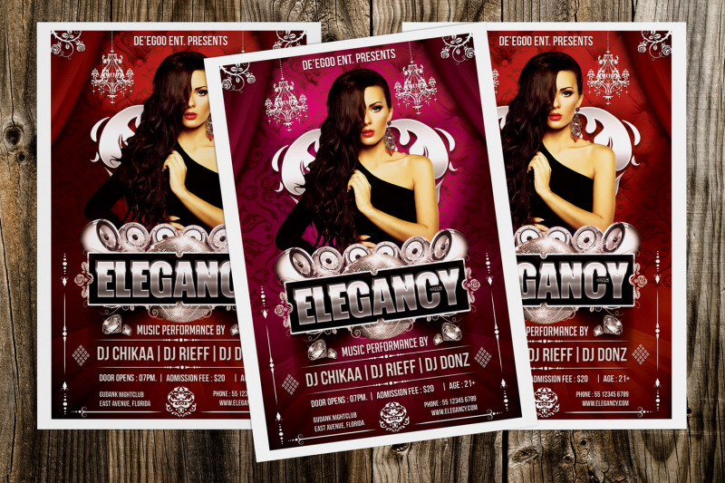 elegancy-party-flyer