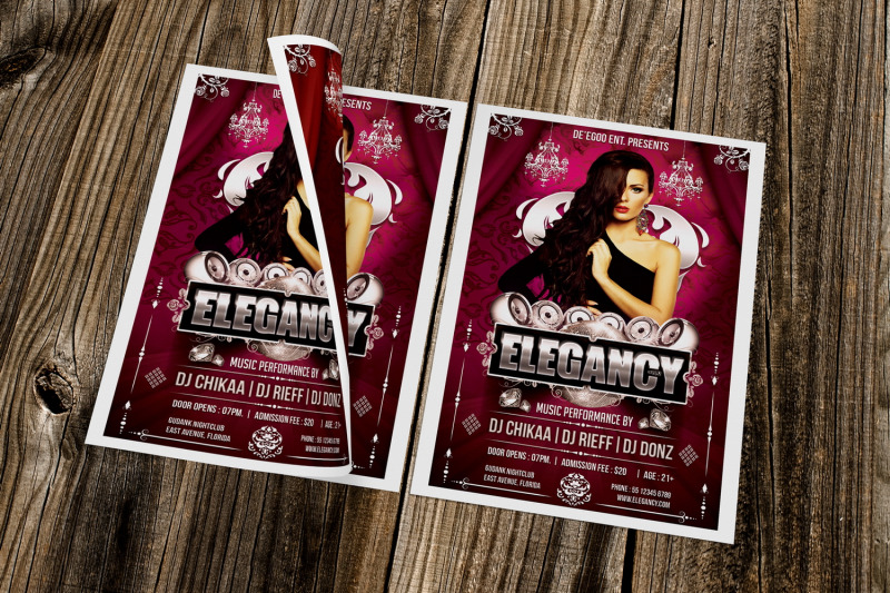 elegancy-party-flyer