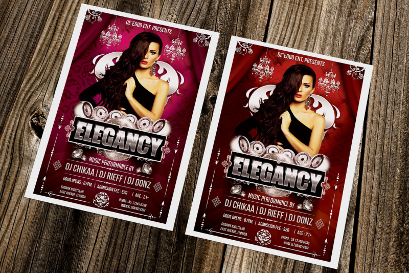 elegancy-party-flyer