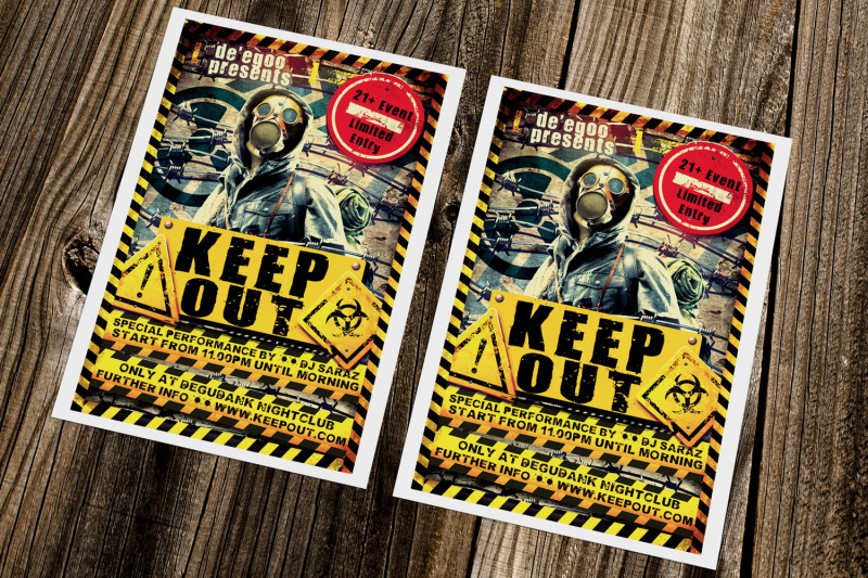 keep-out-music-flyer