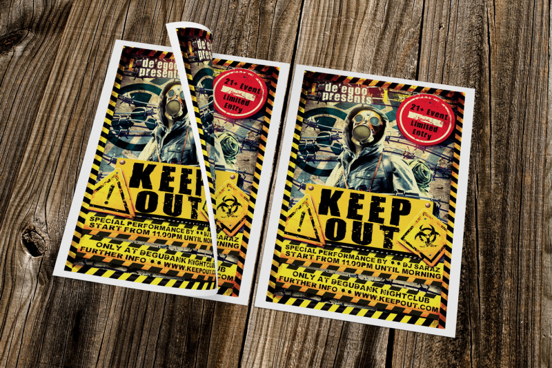 keep-out-music-flyer