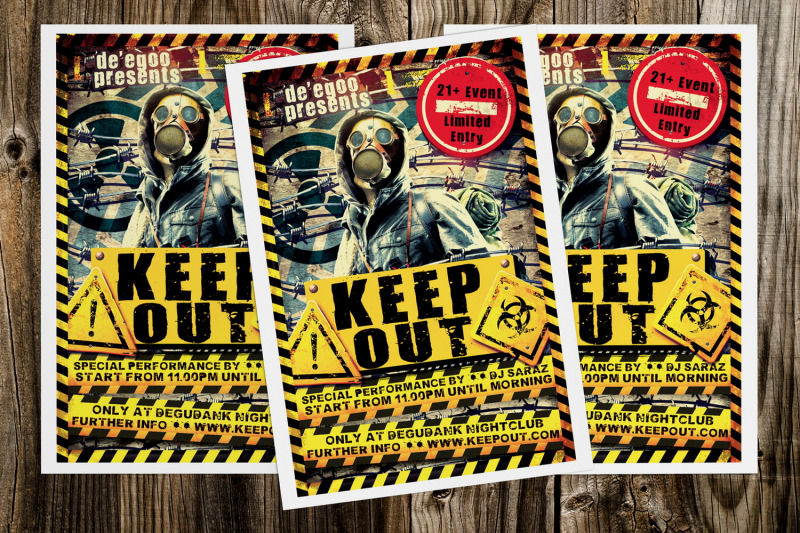 keep-out-music-flyer