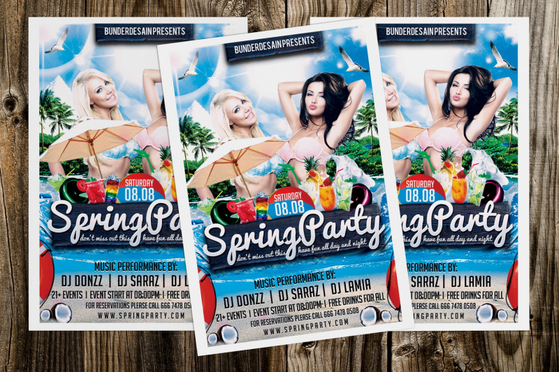 spring-party-flyer