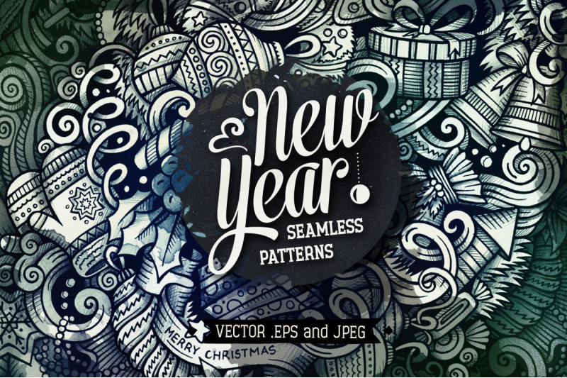 new-year-graphic-seamless-patterns