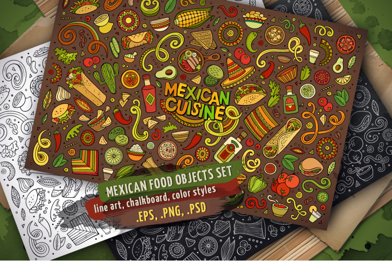 mexican-food-objects-amp-elements-set