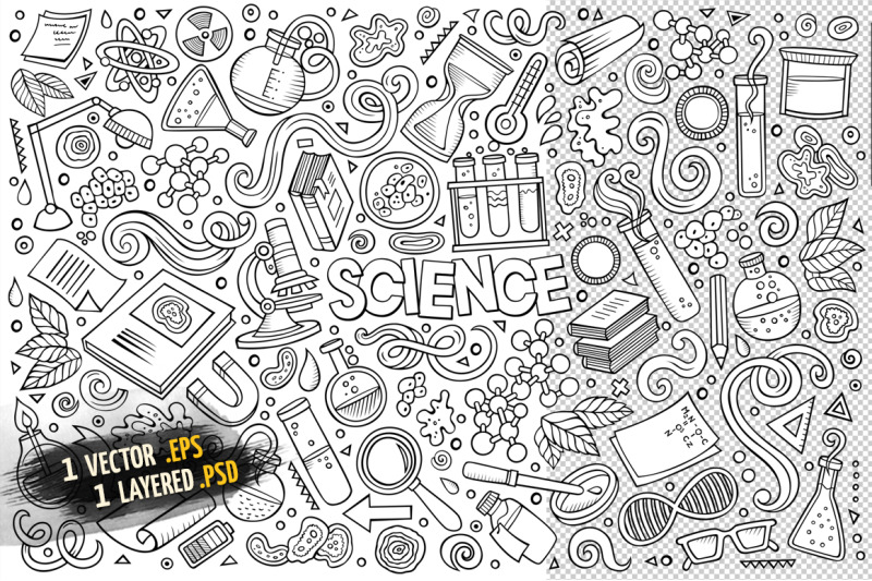 science-objects-amp-elements-set