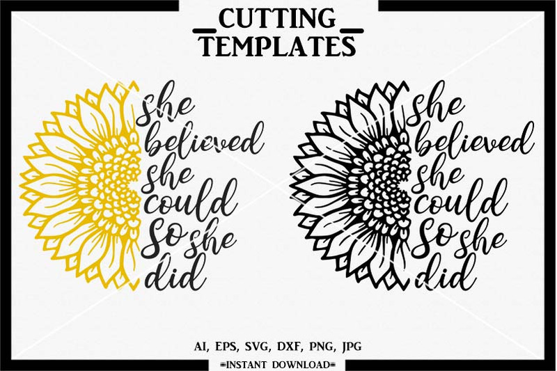 Free Free 177 Svg Cricut Silhouette Sunflower Svg Free SVG PNG EPS DXF File