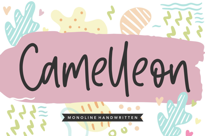 camelleon-monoline-handwritten-font
