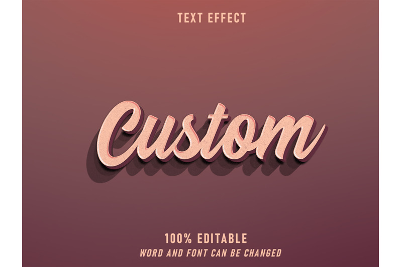 custom-text-retro-style-effect-editable-style-vintage