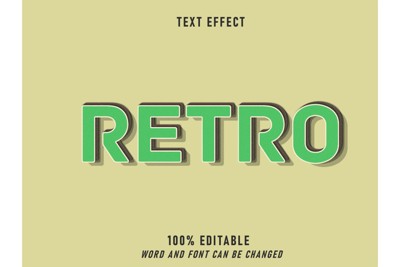 retro-green-text-effect-retro-style-editable-style-vintage