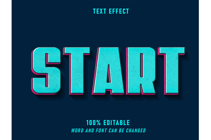 start-text-retro-style-effect-editable-font-color-solid-style-vintage