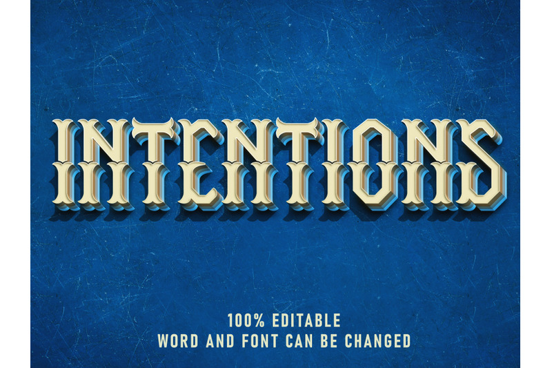 vintage-text-effect-blue-color-with-grunge-style-retro