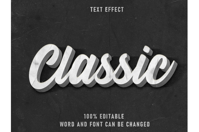 classic-text-style-effect-editable-font-with-paper-texture