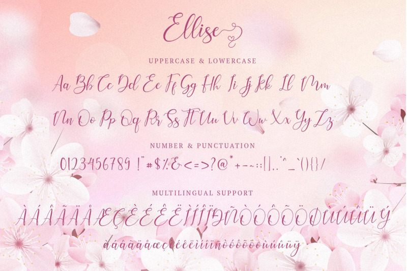 ellise-lovely-script-font