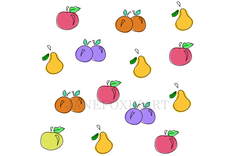 colorful-juicy-set-doodle-vector-illustrations