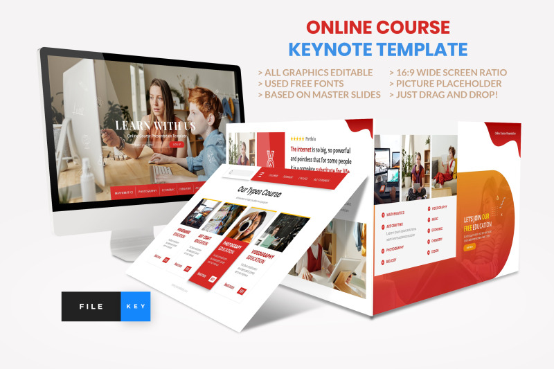 online-course-education-keynote-template