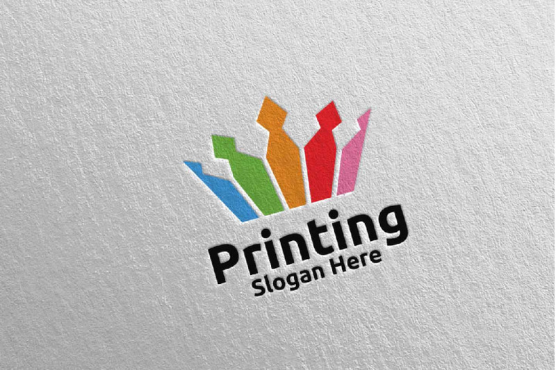 king-printing-company-logo-design-1