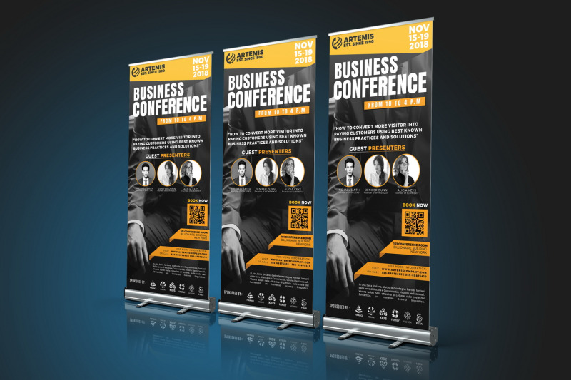 business-conference-roll-up-banner