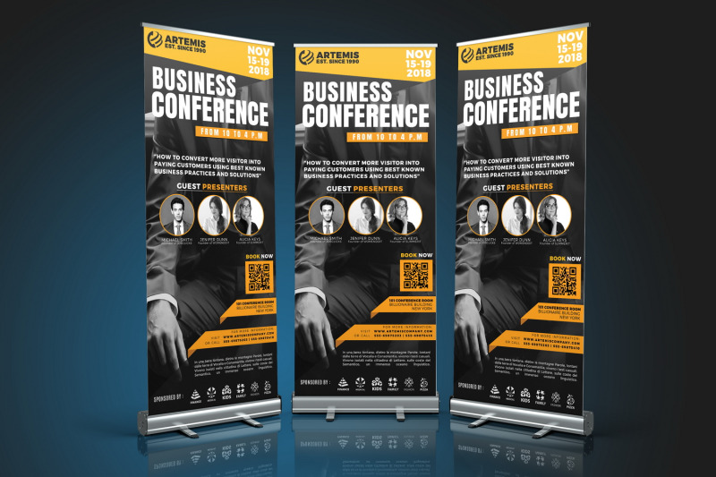 business-conference-roll-up-banner