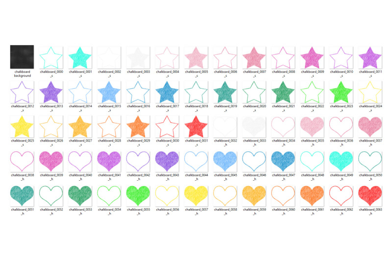 chalkboard-rainbow-hearts-and-stars