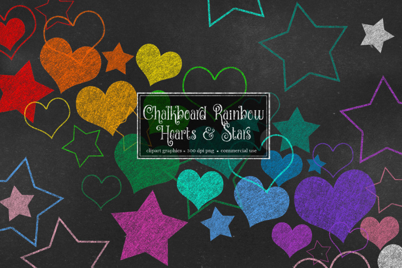 chalkboard-rainbow-hearts-and-stars