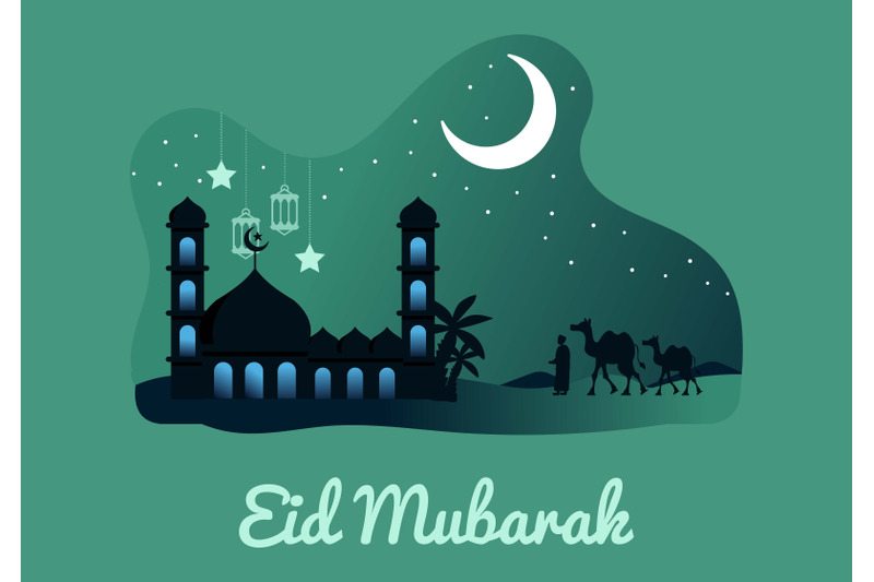 eid-mubarak-illustration-art