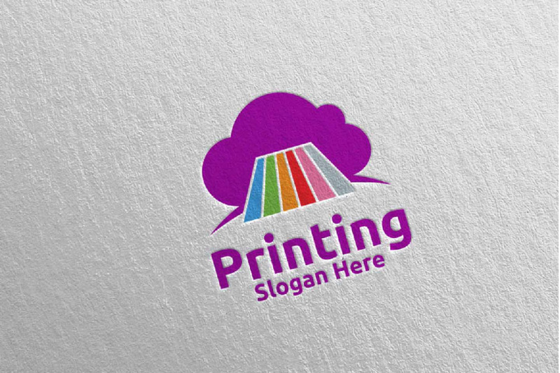 cloud-printing-company-logo-design-11